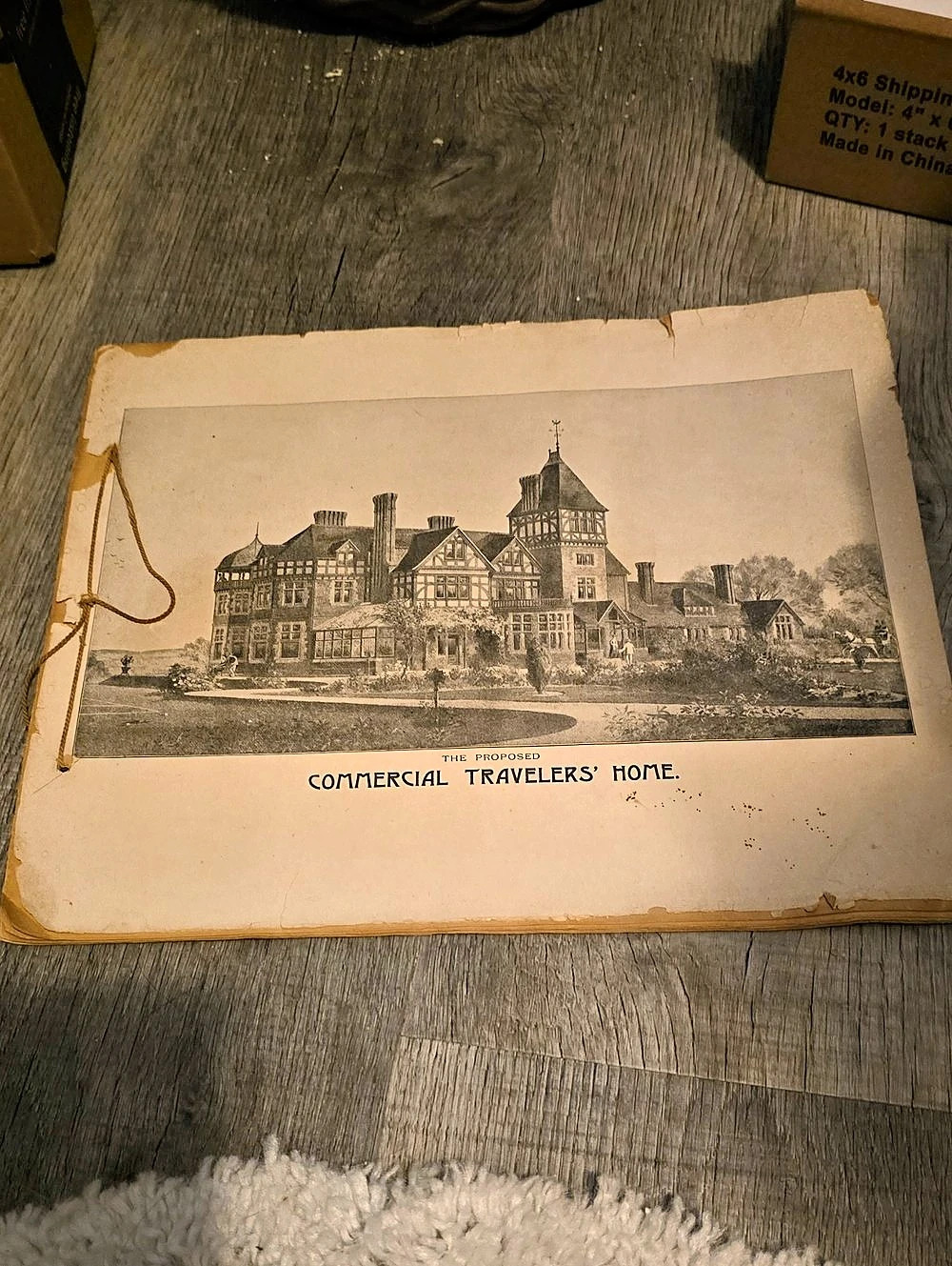 Vintage Illustrated History- 15 Pages- The Proposed Commercial Travelers' Home.